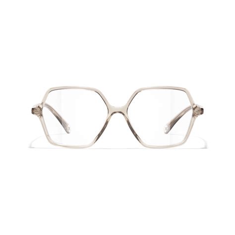 Square Eyeglasses Acetate Taupe 